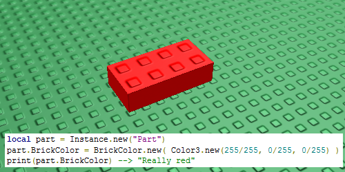 Roblox Dev Tips On Twitter Lua Protip If You Pass A Color3 To Brickcolor New It Rounds To The Nearest Valid Brickcolor Via Theamazemanrblx Http T Co Y8jkqeqgka - brickcolor to color3 roblox