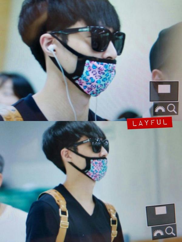 Layful1007's tweet image. 140920 #레이 마스크를 껴도 잘생김을 숨기지 몬함 ♡