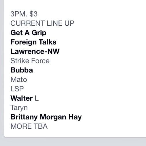 LordxLawrence's tweet photo. 10/5/14 AT @battlebarn 
MORE TBA http://t.co/4gY73C5FeU