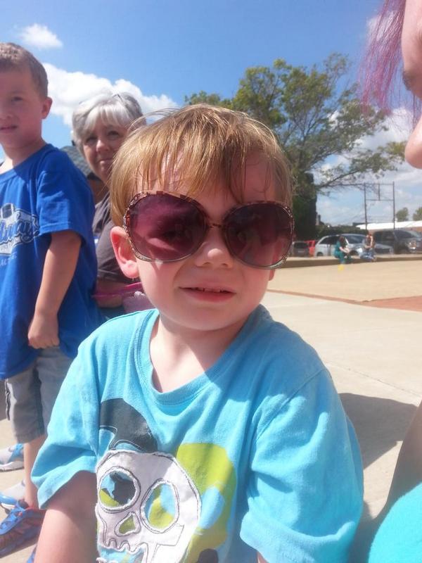 He most definitely wears them the best. #waterbugz #Adorable #Nephew