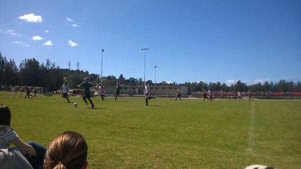Diggers concede about twenty into the second half. #2gfs2cups #maroonandwhitedelight
