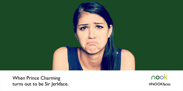 nookBN's tweet photo. Because fictional men can be real heartbreakers. Share your #NOOKfaces selfie to win: http://t.co/ZChuQUnmVK http://t.co/7ZCGkiOeEy