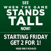 Starts today: 2 <a href="/WTGST/">WTGST</a> tickets for the price of 1!
At participating theaters. Valid 9/19-9/25.
bit.ly/1uMA0b2