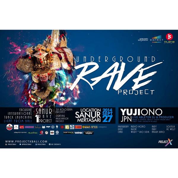 7 days remaining of the greatest sanur's 1st rave project! Grab your tix now! Online tix projectxbali.com