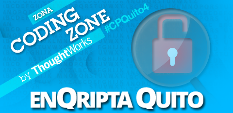 cpecuador's tweet photo. EnQriptaQuito comenzará en pocos minutos. #TWcodingzone, #CPQuito4 http://t.co/Yrvgs0h8sr