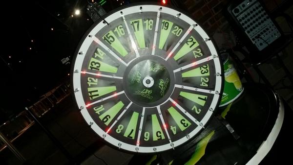 RazorWisconsin's tweet photo. Can you spin the high number for Vegas? #SpinforSin at Anduzzi's Appleton @budlight @BeerPromosWI @BeerSocietyWI http://t.co/AmvRjXK9O5