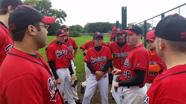 DCHurricanes's tweet photo. Manager @T2theKay issues final instructions to the Canes. Game time in 25 mins. http://t.co/8djaWVjrn9