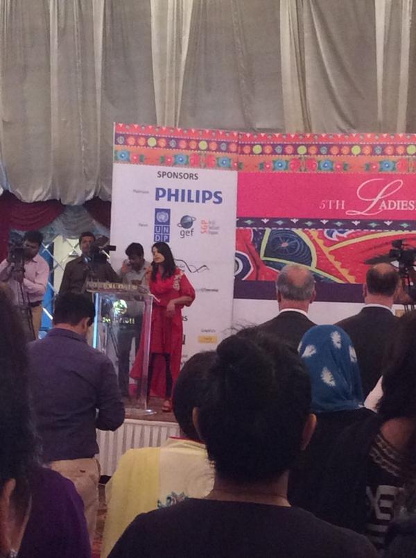DAASPK's tweet photo. Winner of Ladies Fund Music Scholarship at Iqra University singing the national anthem at #LEC2014 http://t.co/tExlX5ggTf