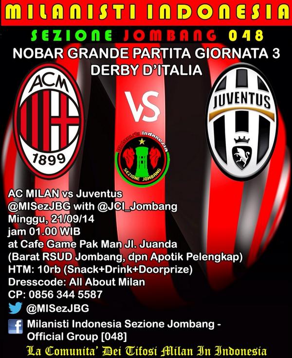 [NOBAR] #MISezJBG Serie-A #MilanJuve Giornata 3~ <a href="/Info_Jombang/">infojombang</a> <a href="/AgendaJombang/">Agenda Jombang</a> <a href="/IniDjombang/">Jombang Is My City</a> <a href="/iniJombang/">IniJombang</a>