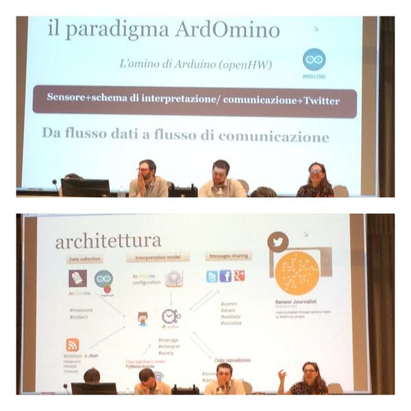 rosamdinatale's tweet image. Architettura e interpretazione del dato sensore. Lo spiega Valentina Grasso a #digit14 #sensorjournalism