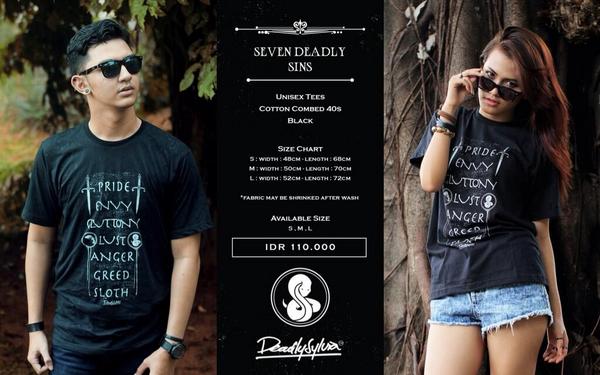 these are the seven deadly sins | IDR 110K | ORDER BBM 7631CEFF