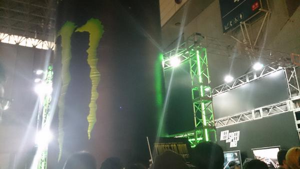 Butzgogo's tweet photo. #MonsterEnergy #TGS2014 http://t.co/XKHBhLQSW6