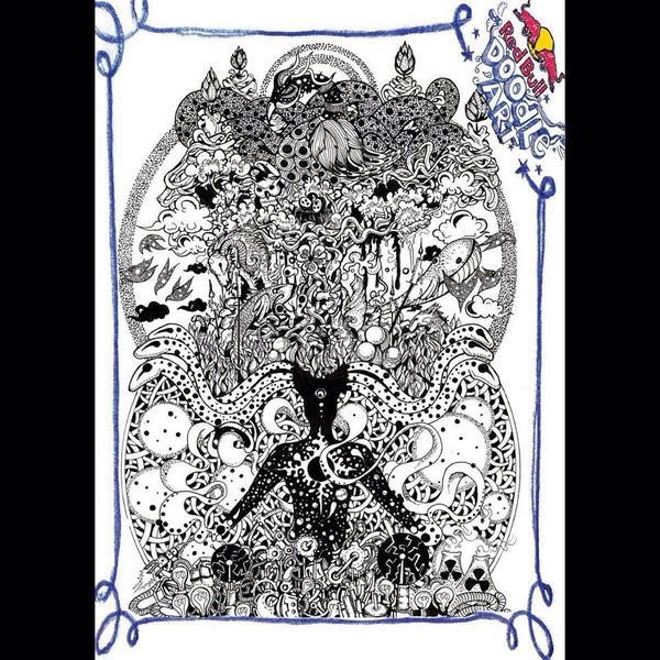 akankshashinde's tweet photo. Winner of #Redbulldoodleart Santanu Kaushik Hazarika! Amazing job ! @inRedBull #givesyouwings http://t.co/n5RRSfd4hv