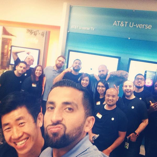 I AM SO THANKFUL FOR HAVING SUCH A GREAT TEAM!!! What a wonderful IPHONE LAUNCH! #ATT #SLA #COC #TEAMIRVINEHARVARD