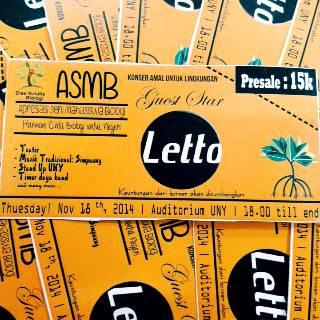 #EventUNY #Jogja 18/11/14 18.00 ASMB Dies Natalis Biologi UNY di audit UNY | 15k GS: <a href="/LettoBand/">LETTO BAND</a>  <a href="/BerandaJogja/">Beranda Jogja</a>