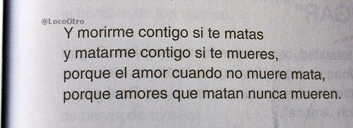 LocoOtro's tweet photo. "Y morirme contigo si te matas..." http://t.co/osnj6Qg5yu