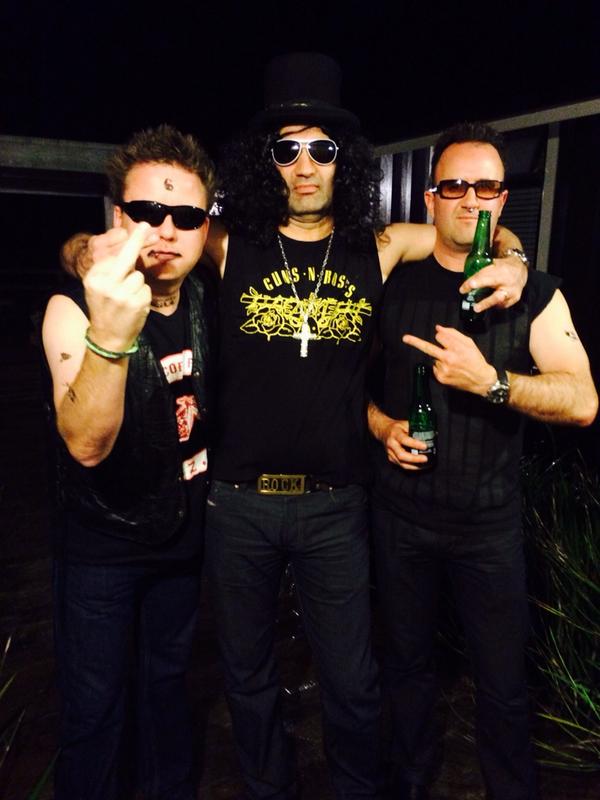 PhillDagger's tweet photo. Rock themed 40th in the Tron...yeah!! http://t.co/ahdCcanjJh