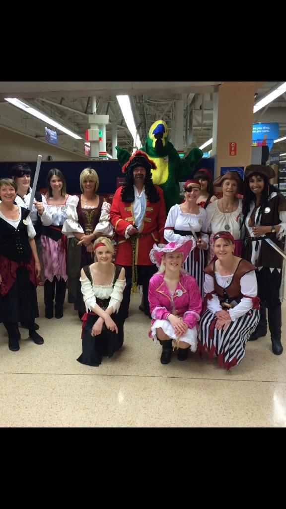 Great team effort yesterday raising money for Diabetes UK. Let's do it all again today!! <a href="/DiabetesUK/">Diabetes UK</a> #pirateparty