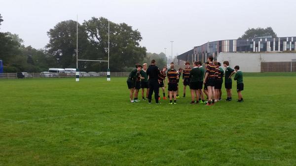 U15s getting ready for their game against <a href="/bartholonews/">Bartholonews</a> #unoanimo