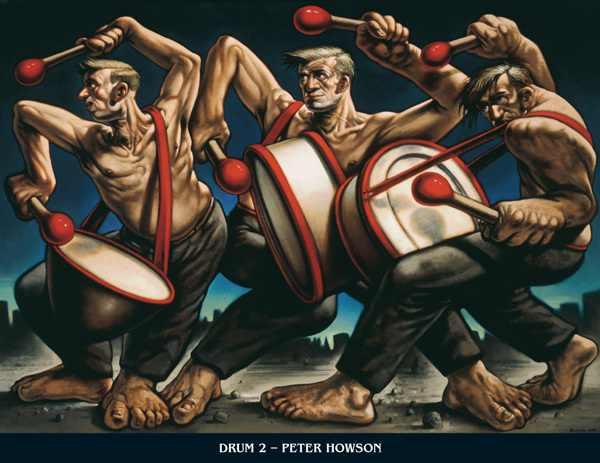 RetoSava's tweet image. Barry Dissinger @bdissing
#PeterHowson drum II. 1998
