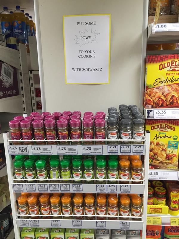 Get adventurous! #schwartz #tesco  <a href="/stoppy79/">Tony stopforth</a> <a href="/mazieblake12345/">Richard Wilkinson</a>