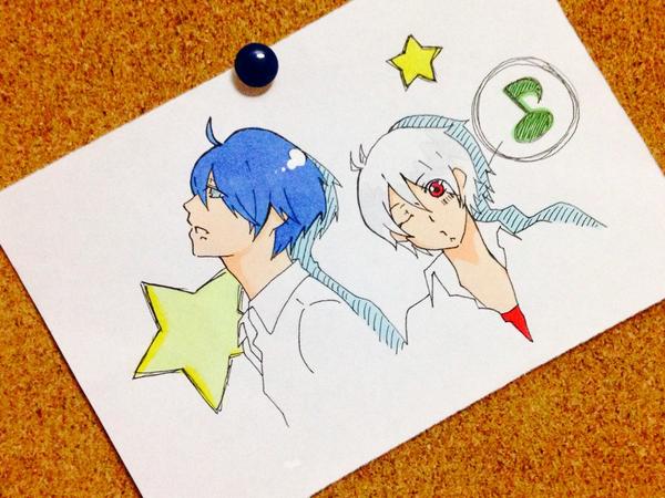 Kanda_Yaku's tweet photo. そらるさん&amp;まふまふくんです。
似てません。ごめんなさい。
#絵描きさんと繋がりたい
#絵が好きな人
#こんな絵だけどこれからも絡んで下さい…
#RTした人フォローする 

明日は96猫さんを書きます！
よろしくお願いします(OvO) http://t.co/AK5oFBVvRA