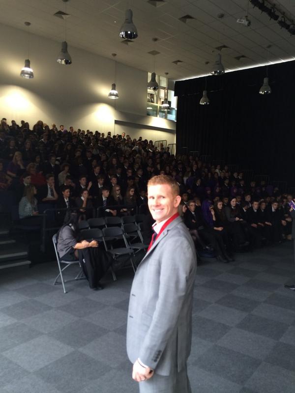 CEO_GMYF's tweet photo. @iCanInspire about to meet our Year 11 student. Welcome Mr McCann. Year 11, YOU CAN! Let's do it! http://t.co/tLrQpHcFaz