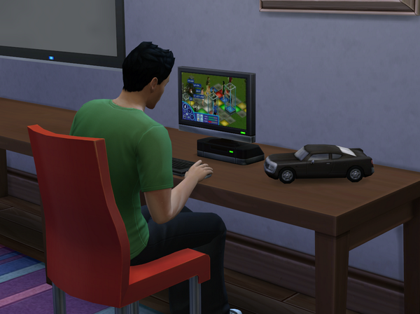 NickeyPickorita's tweet photo. My Sim is playing Sims!? Someone please explain this to me!?!?!! :D #Sims #Logic #Simmer14 #Sims4
#sims4problems http://t.co/GQsstsk6MV