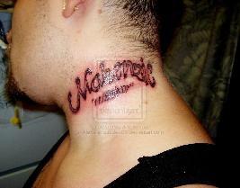 CuntyThings's tweet photo. Had a child? Make sure you tattoo their name right across ya neck to prove you love them you pikey cunt #cuntythings http://t.co/W7ad8g5via
