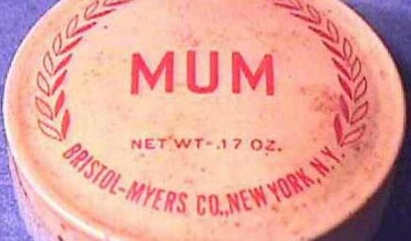 drydry_ru's tweet photo. Коммерческий антиперспирант появился в 1888г и назывался "Mum". Он был липким и вязким, но зато  убивал бактерии. http://t.co/Xj9YOwrsQC