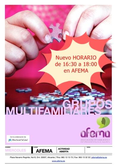 AFEMAasociacion's tweet photo. Este miércoles retomamos los GRUPOS MULTAFAMILIARES! Con nuevo horario:  los miércoles de 16:30 a 18:00 en #AFEMA http://t.co/U6dzPZdge2