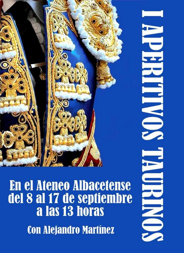 Aperitivos2014's tweet photo. En media hora arrancamos los I Aperitivos Taurinos en el Ateneo Albacetense (Calle Feria, 10). Os esperamos! http://t.co/E0mKV1ObXp
