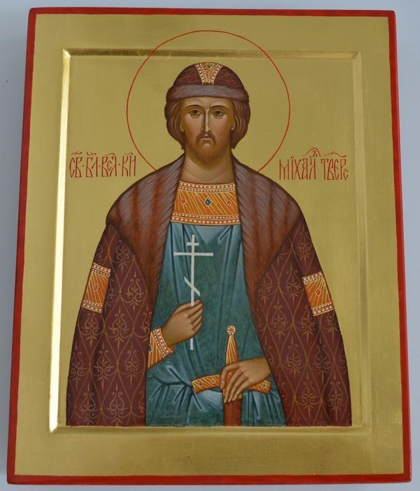 iconostudia's tweet photo. Готова #икона. Образ благоверного князя Михаила Тверского. http://t.co/T5TkDS1lKW
