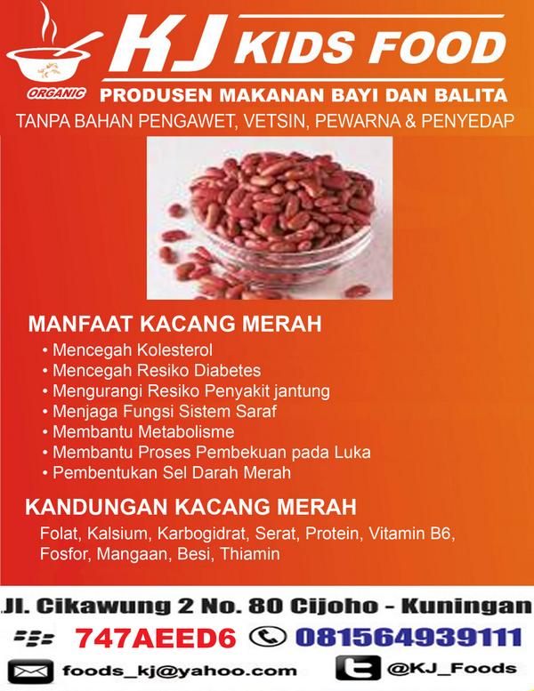 KJ_Foods's tweet photo. Tahukah anda manfaat n kandungan kacang merah? @abah_oman http://t.co/xG88sozjGP