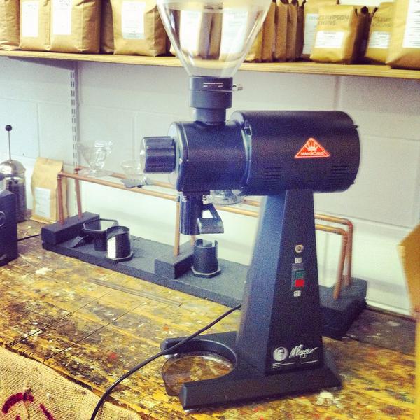 New Edition to the Climpson family #mahlkonig #EK43 <a href="/climpsonandsons/">Climpson & Sons</a> #coffee #coffeegrinder