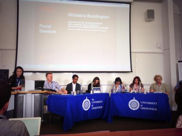 <a href="/GBoddington/">Ghislaine Boddington</a> :) DRHA 2014 panel FF <a href="/DRHA2014/">DRHA 2014</a> @chris_pressler <a href="/DunneSiobhan/">Siobhán Dunne 😻🚲🎈</a> <a href="/aldusM/">Aldus Montero</a> <a href="/hasanbakhshi/">Hasan Bakhshi</a> <a href="/floatingstones/">bronaċ ferran</a>