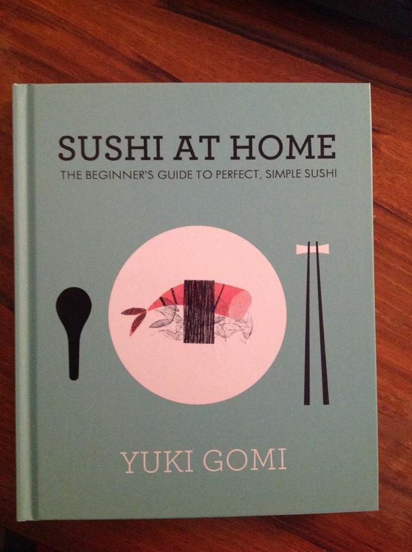 MikeCrunia's tweet photo. It's arrived! #Sushi at home by #YukiGomi! Time to get a bit japanese! http://t.co/qxDdW7EpAu