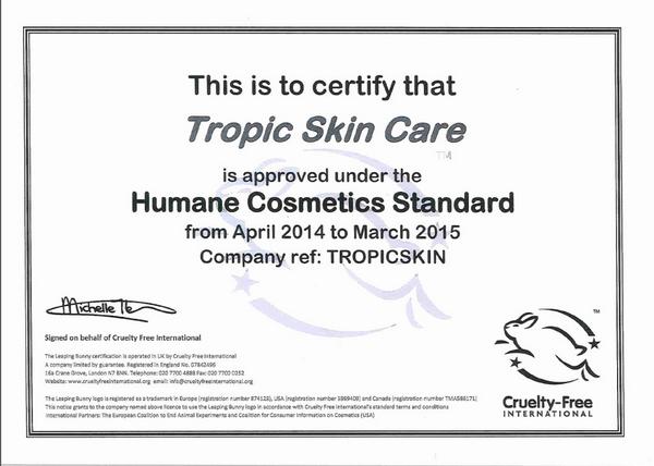 TropicBecky's tweet photo. #LeapingBunny #tropicskincare #pure #honest #effective http://t.co/b1fQQ1OJGi