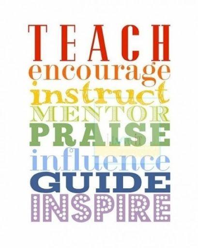 Teachers do so much more that just transfer knowledge...they inspire learning.