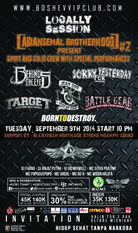BATTLEGEARHC's tweet photo. Besok @Locally_session Abiansemal Brotherhood#2 bersama @MaddogBali @SFY_Bali @target_hc @BTE_bali #BornToDestroy ;) http://t.co/tdf7dO8kRj