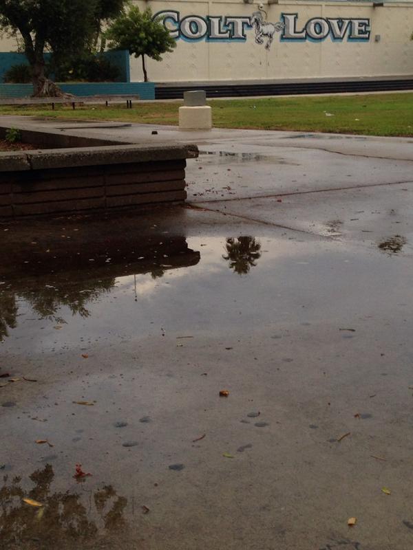 CarsonHiEnglish's tweet photo. First rain ... http://t.co/zALpV9RXXS