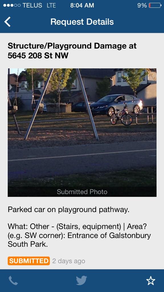 yeg311app's tweet photo. #Yegcc's new playground attraction. Engaging youth through Grand Theft Auto. Practice your BNE skills #yeg http://t.co/3Umalw3ggE