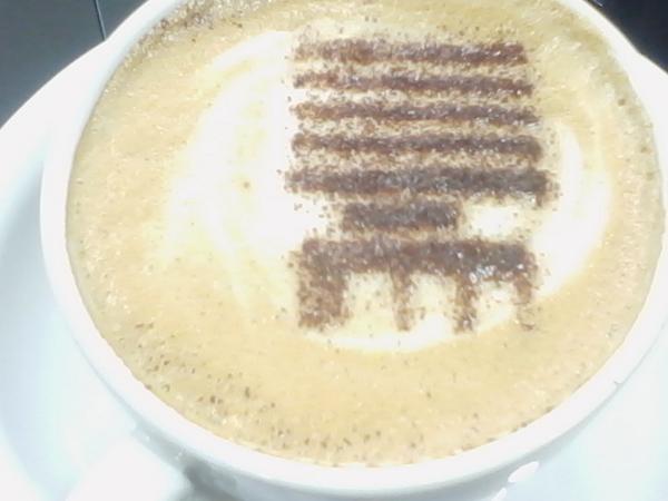 HullUniFoodie's tweet photo. Barista coffee in the Library Cafรฉ or Library in the coffee??
#Librarylogo http://t.co/oWC1xf0nhm