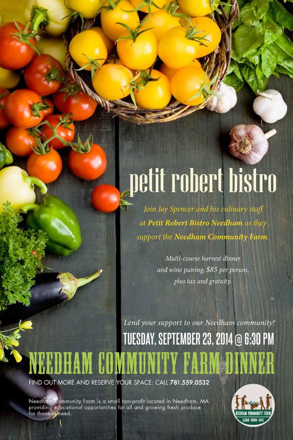 NeedhamFarm's tweet image. Do you have reservations yet? @PetitRobertBist  @DedhamSavings  #eatlocal Reserve today: prbneedham.com/ourevents/