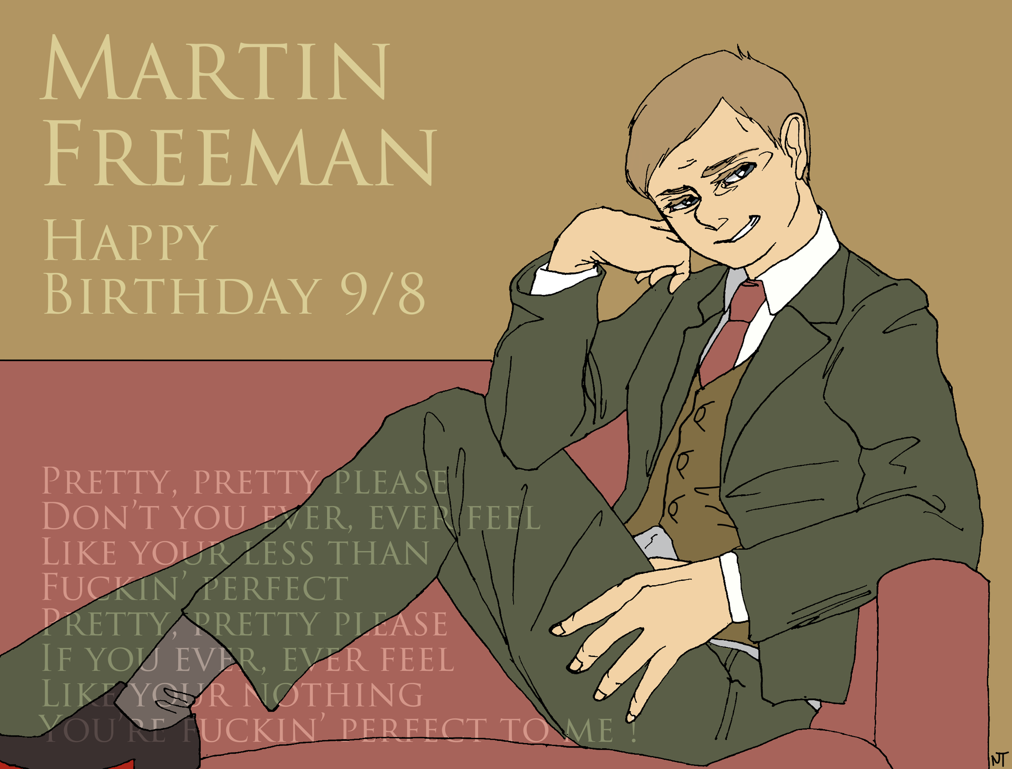 Happy Birthday Martin Freeman! I thank for your having been born.  