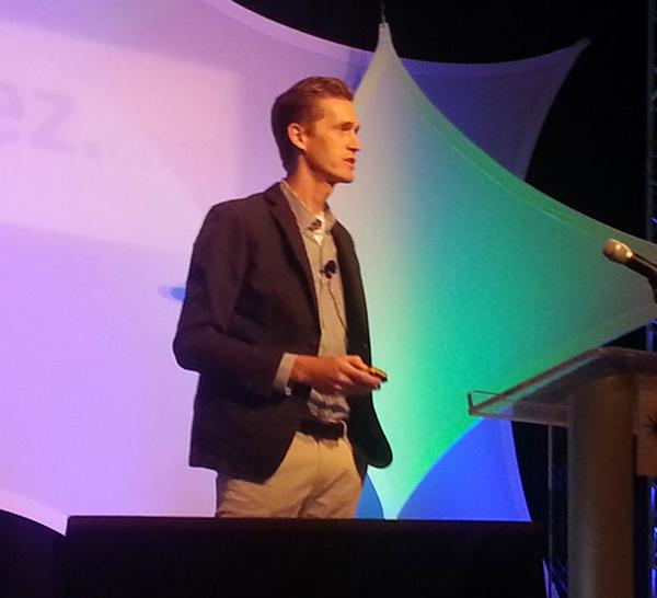 LiveRez's tweet photo. Priceline CMO Brett Keller gives the keynote address at the 2014 LiveRez Partner Conference #LiveRez2014 http://t.co/s0ql8IYZlm