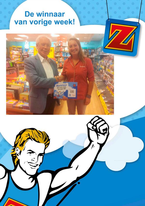 Deze winnaar hebben we al blij kunnen maken met 100 zetjes!