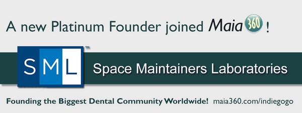 _maia360's tweet photo. @SpaceMaintainer had joined Maia360 as a platinum founder! 
Thanks for helping 2 found the global Dental Community :) http://t.co/vDN3auUYmj