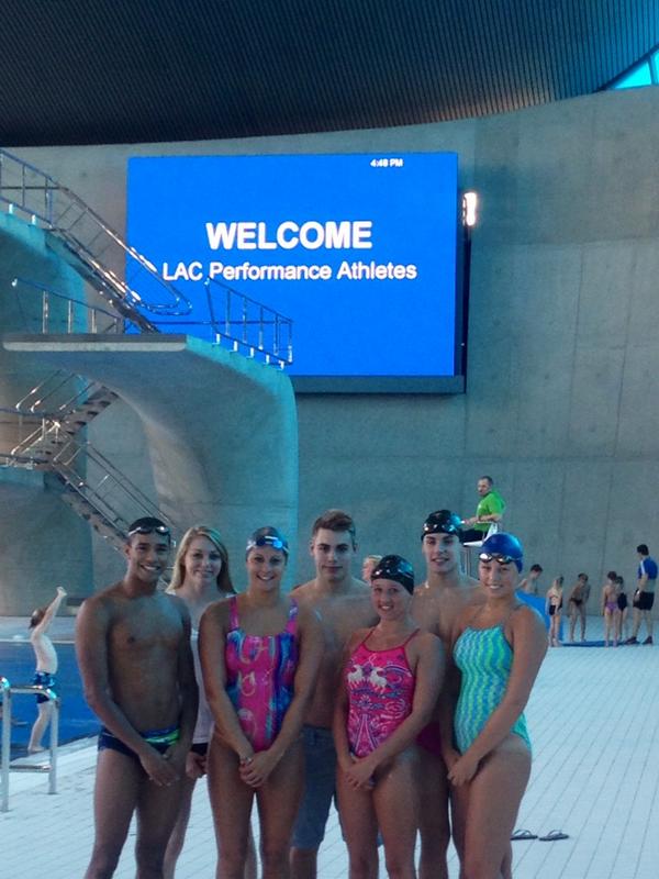 #TeamLAC the dream has started for our performance athletes! #LondonAquaticCentre 🏊💨💨💨