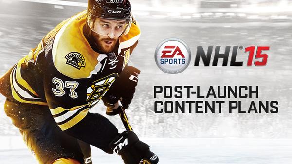 EASPORTSNHL's tweet photo. #NHL15 Post-Launch Content Plans. Details Here: http://t.co/jUnSCySHbg http://t.co/i06m7gbIKd